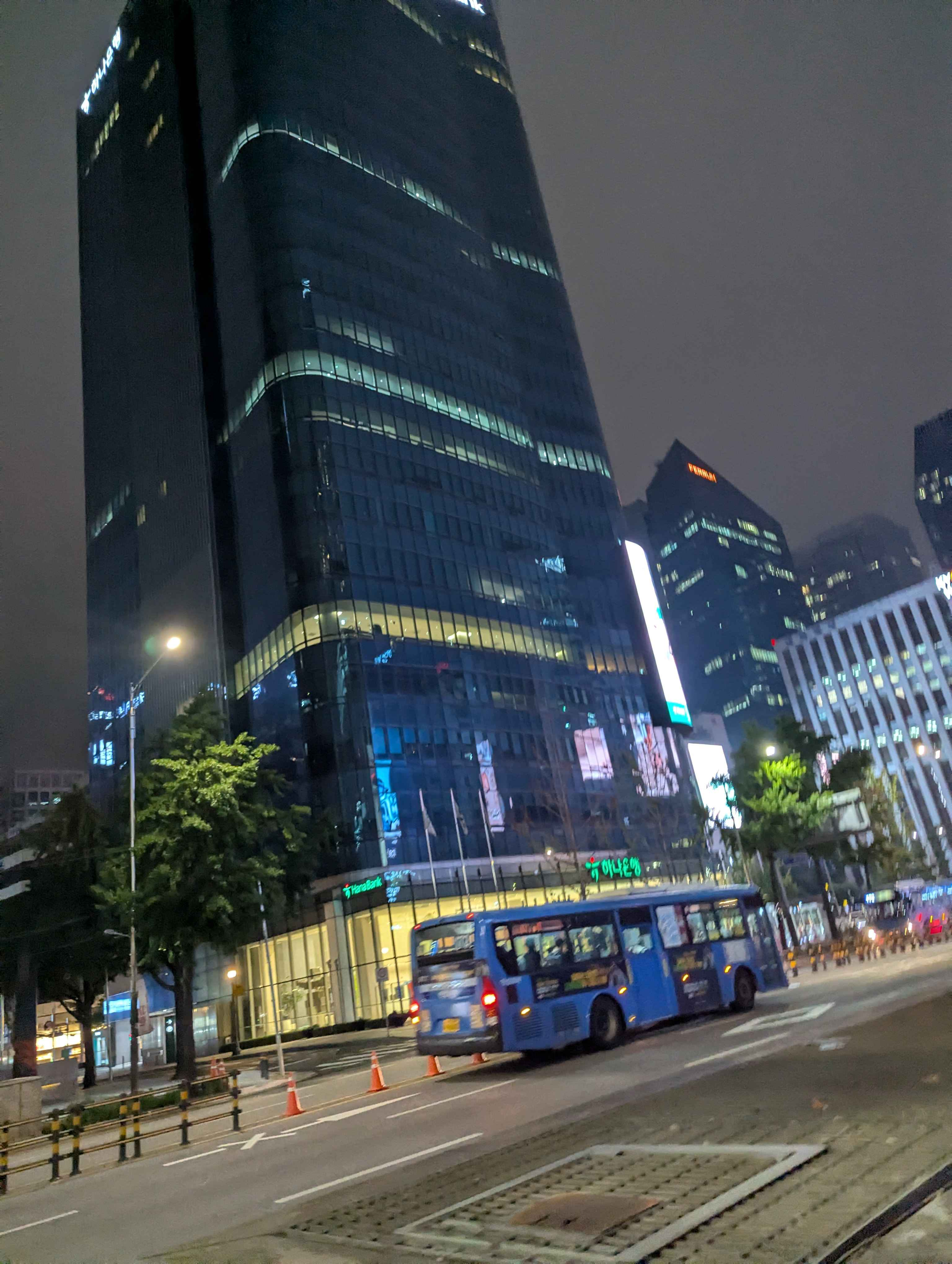 walking in seoul nights